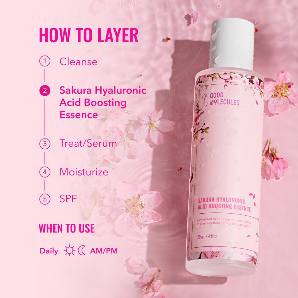 Good Molecules Sakura Hyaluronic Acid Boosting Essence 120ml alternative view 5.